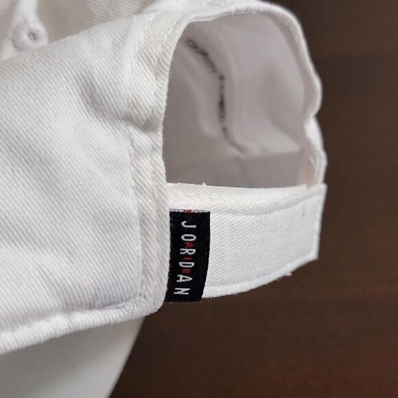 Air Jordan Retro OG 1 3 4 5 6 8 11 13 Bred Hat Cap Infrared Jumpman White Black - Picture 8 of 8